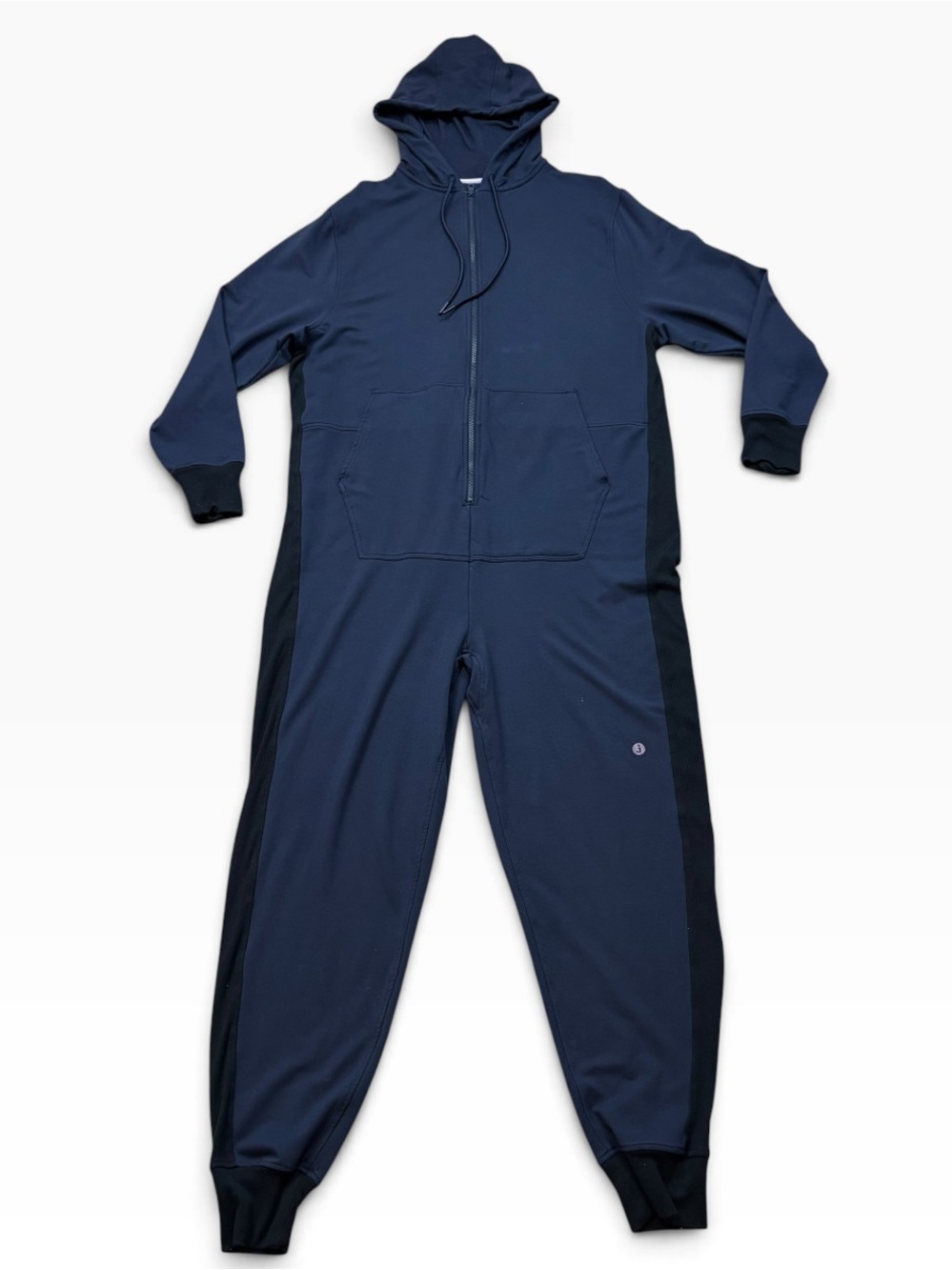 Jambys Brand Unisex Hooded Modal Navy Blue Lounge Jumpsuit Size Medium/Large